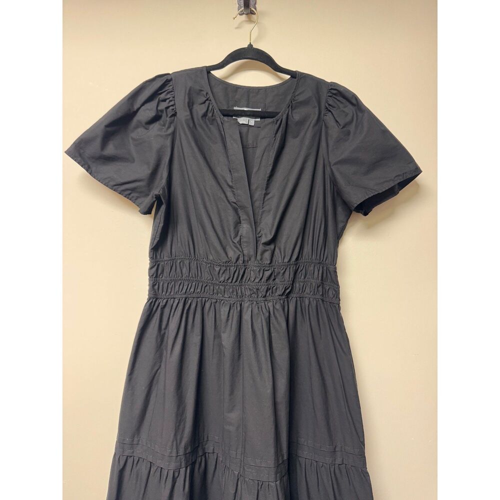 by ANTHROPOLIGIE The Somerset Maxi Dress, Black, Sz L - Picture 5 of 12